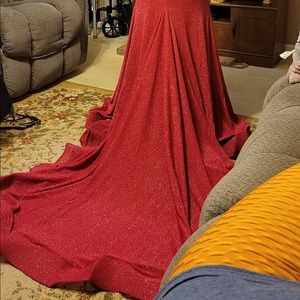 Red prom dress/ pageant dress
